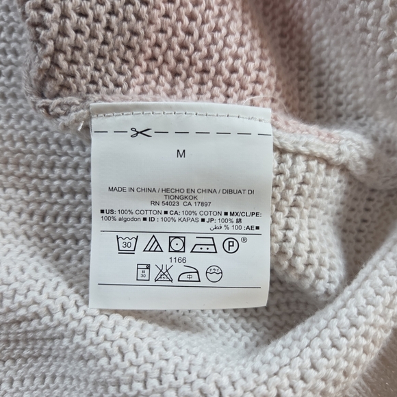 Old Navy Brown Striped  Crew Neck Sweater Size Med - Picture 4 of 5
